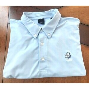 Dunning Golf Men's Polo Shirt Blue Size XL